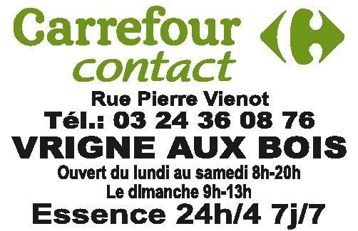 http://www.carrefour.fr/magasin/contact-vrigne-aux-bois
Rue Pierre Vienot, 08330 Vrigne-aux-Bois
Téléphone : 03 24 36 08 76